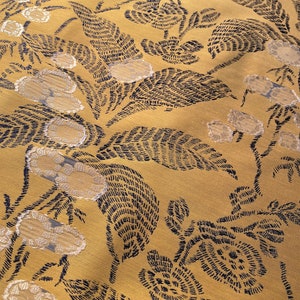 Silk Jacquard Fabric, Italian fabric by Yard, Price is for one yard.