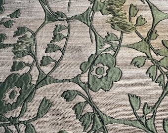 Tejido Jacquard Floral de Alta Costura exclusivo, tejido italiano de lujo cortado a medida.
