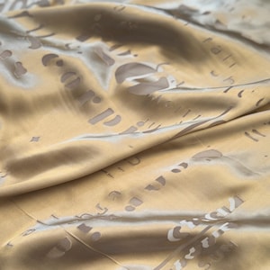 Silk Devore Fabric, Premium Quality, Luxury Italian Fabrics by Yard.