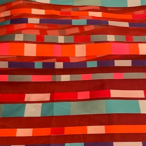 Unique Silk Organza Fabric, High-Quality Fabric, Luxury Italian Fabric by Yard.