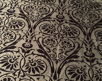 Exclusive Laser Cut Ornament Fabric, Luxury Italian Fabric by Yard.