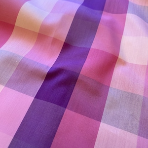 100% Cotton Shirting Fabric, Italian Fabric by Yard, Designer Fabric, Price is for ONE yard.