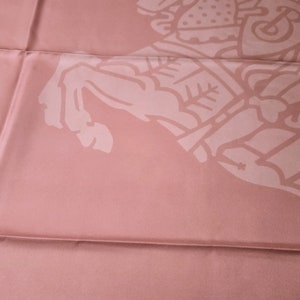 Exquisite Pink 100% Silk Twill Scarf, Luxury Italian Silk Scarves.