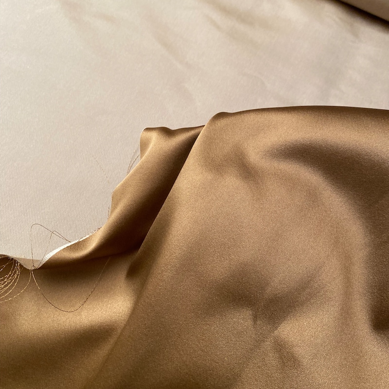 Burgundy Silk Duchess Satin Fabric
