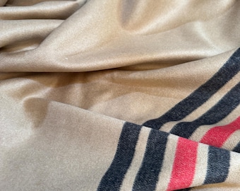 Camel Wool Fabric Panel, Italian Luxury, 62x55 inches