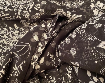 Silk Georgette Couture Fabric, Italian Fabric by Yard.