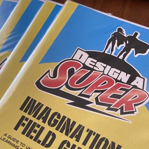 Design-A-Super Imagination Field Guide – Drawing Book & Hair Reference Poster Bundle