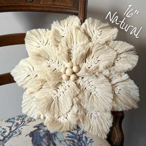 Macrame Flower | Wall Decor | Boho Decor | Home Decor