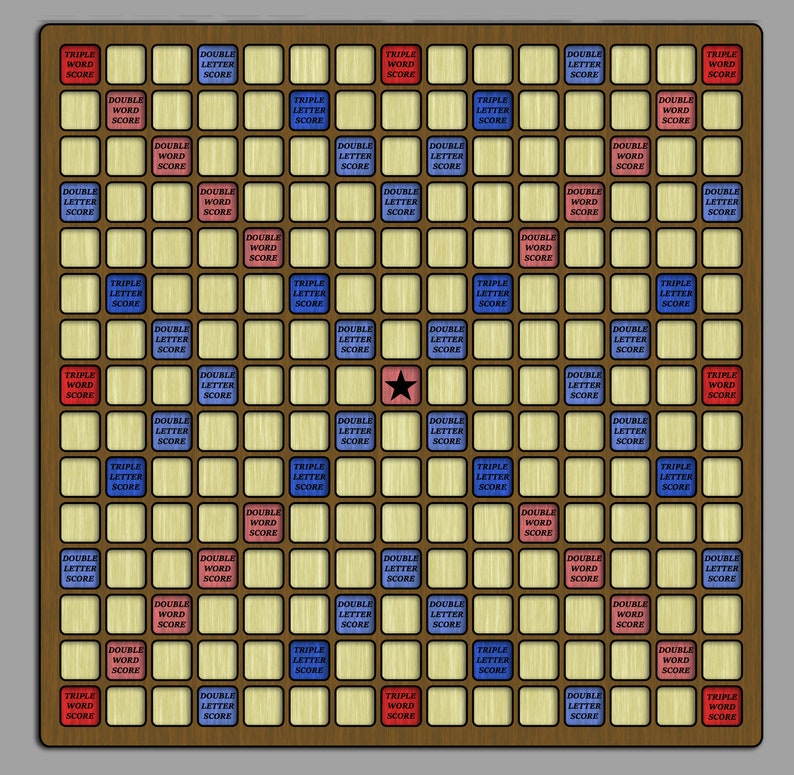 DIGITAL FILE for Scrabble Game Board SVG Dfx Ai English and Etsy Canada