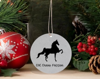 Saddlebred Christmas Ornament