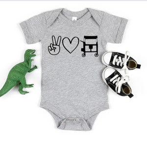 Peace, Love, Stroller Infant Onesie