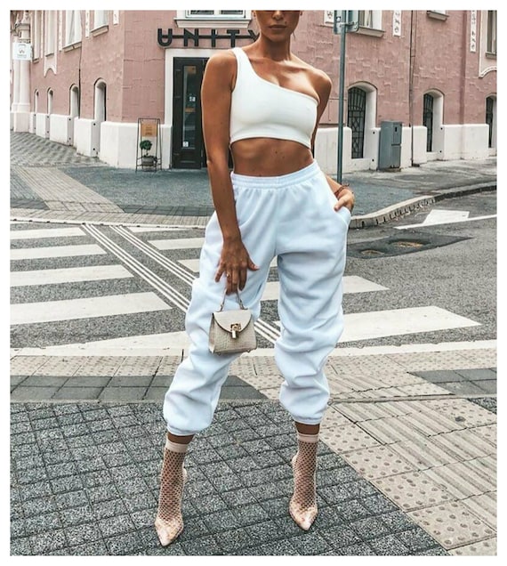 Cuffed Joggers Oversized Sweatpants 