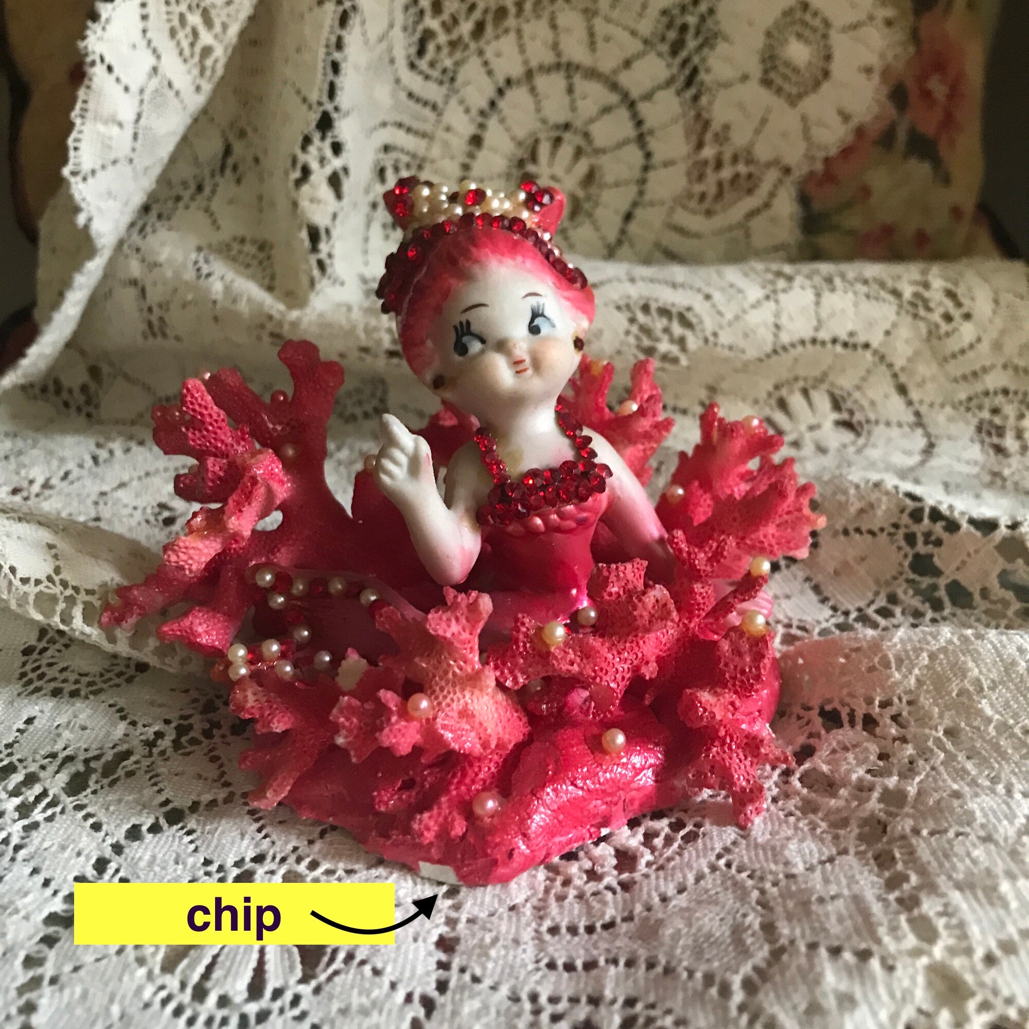 Bedazzled Mermaid Shelf Sitter Etsy