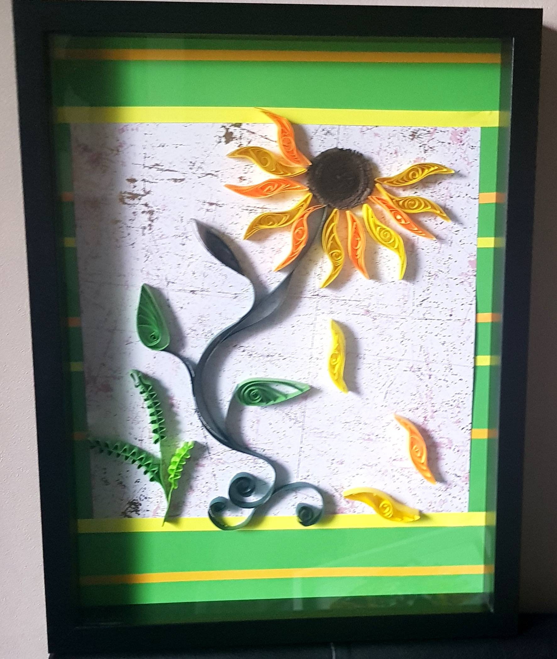 Tournesol en Quilling
