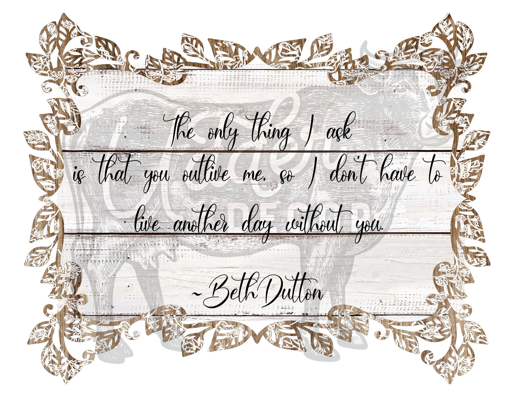 Beth Dutton Quote - Etsy