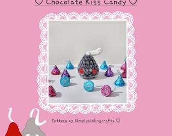 Chocolate Kiss Candy Pattern