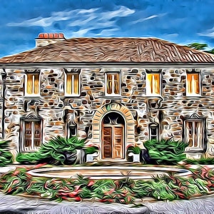 Portrait of Home, Your House Creation, housewarming gift, house portrait, holiday present, home art, realtor gift