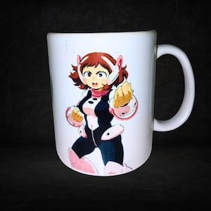 MHA Ochaco Mug Art| Fandom Mug| Houseware| Gifts for Anime lover | Nerdy Gifts