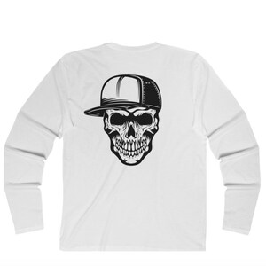 Men’s Long sleeve Crew T Shirt - Halloween Graphic Tees For Boys - Beautiful Casual Shirts For Wedding Gift - Slim Fit Tee