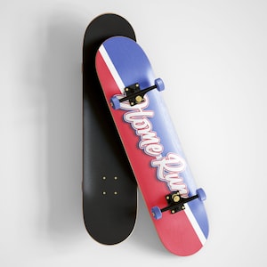 Home Run Wooden Skateboard - Skateboard for Extreme Sports & Outdoors - LongBoard And Penny Board Gift For Skating Lover