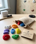 Bouldering Hold Magnet set - Set of 7 to 24 Climbing rocks - Free gift bag product logo