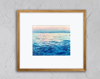 Acuarela "Hora Azul" de J.C. Prins / Impresión artística