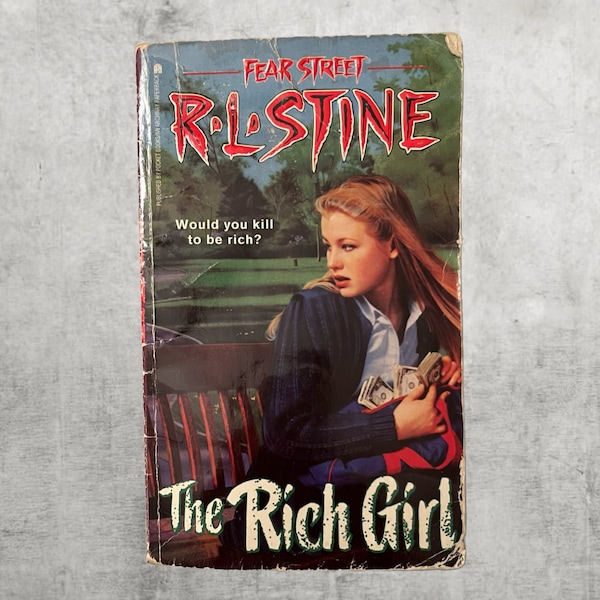 FEAR STREET R.L. Stine The Rich Girl 90’s vintage young adult horror paperback book