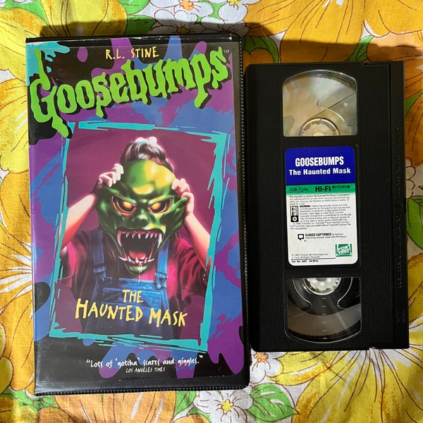 VHS Chair de poule Le masque hanté Le film d’horreur pour jeunes adultes des années 90