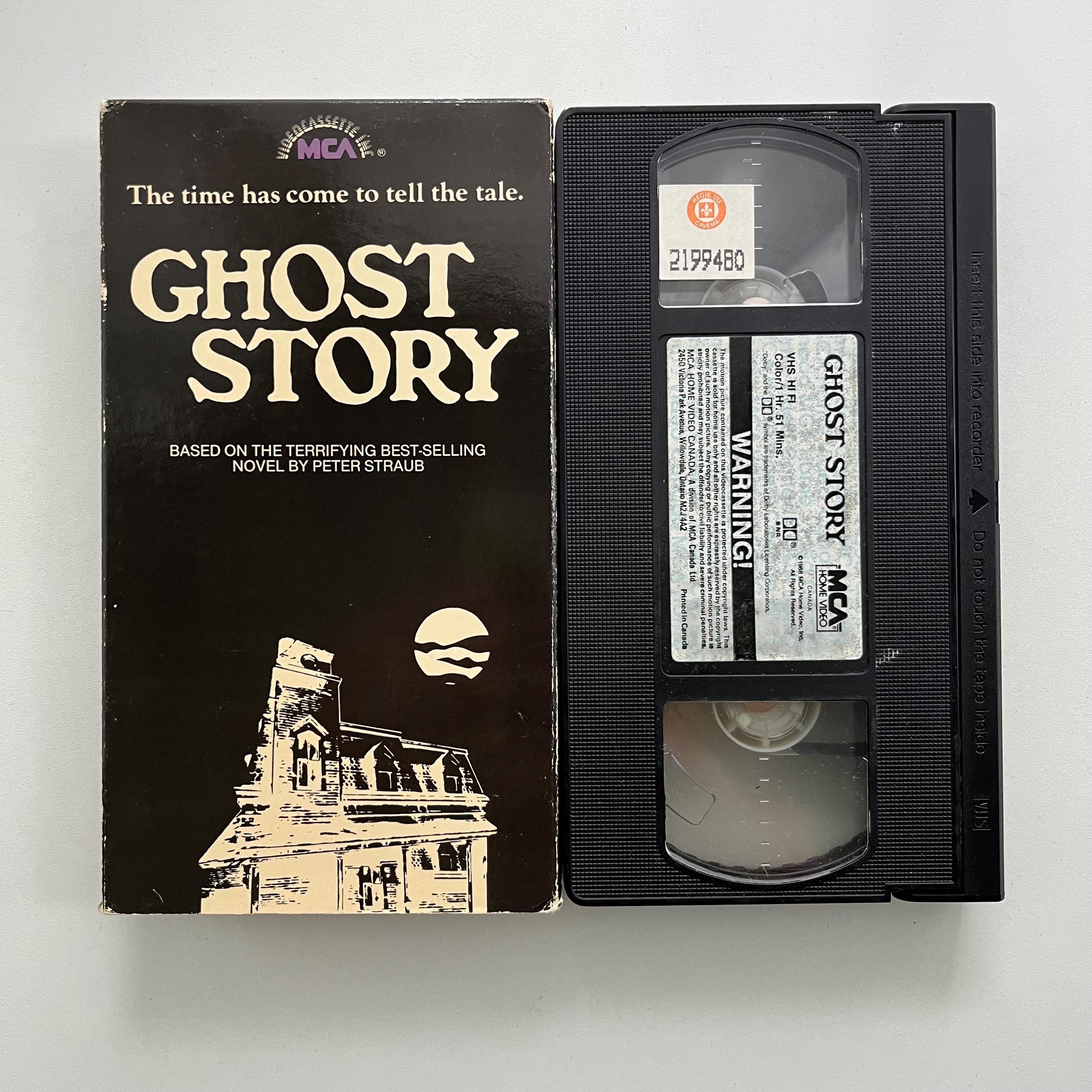 VHS Tape Ghost Story 1981 Haunted House Horror Film Movie Fred