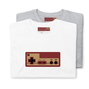 Nintendo Famicom NES player one controller couples t-shirt
