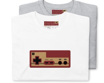 Nintendo Famicom NES player one controller couples t-shirt