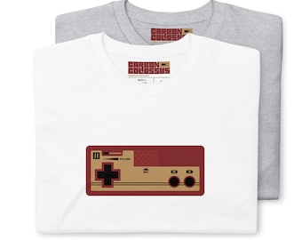 Nintendo Famicom NES player two controller couples t-shirt