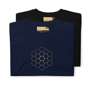 James Webb Space Teleskop JWST NASA T-Shirt Minimalistisches Weltraum Exploration Spiegel array Honeycomb Hexagon