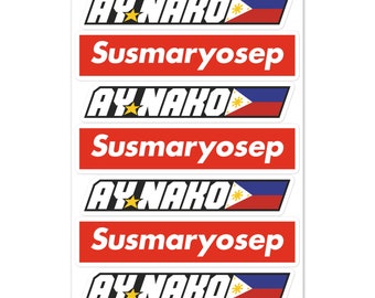 Ay Nako / Susmaryosep Filipino Pinoy Sticker Sheet