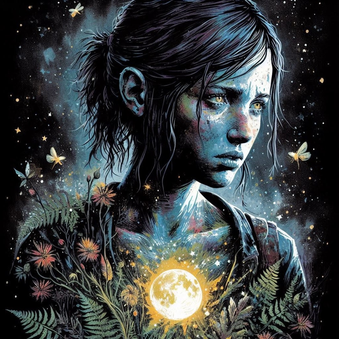 Original Art Print the Last of Us Whimsical Art, Framed Print, TLOU Art