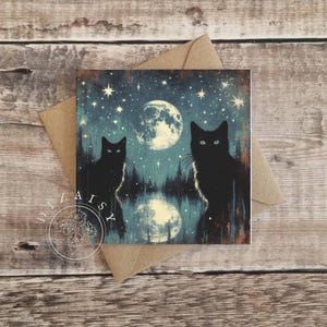 de voeux | Gémeaux | Art fantaisiste, oeuvre d'art originale, carte de voeux, carte d'anniversaire de Saint-Valentin, carte du zodiaque, carte de signe astrologique Gémeaux, Gémeaux