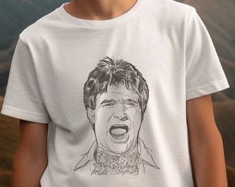 Robin Williams, Comedian Shirt, Hand-drawn Portrait, Standup Comedian, Improv, Classic Comedy, Gift for Comedy Fan
