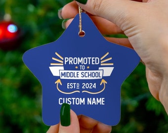 2025 Middle School Gift, 2025 New Middle Schooler Gift, Middle School Christmas Gift, Middle School Xmas Ornament, Middle School Student