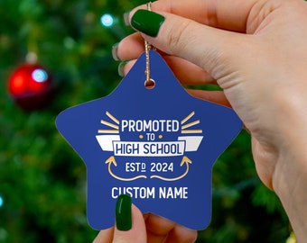 2024 High School Gift, 2024 New High Schooler Gift, High School Christmas Gift, High School Xmas Ornament, Freshman High School Student Gift