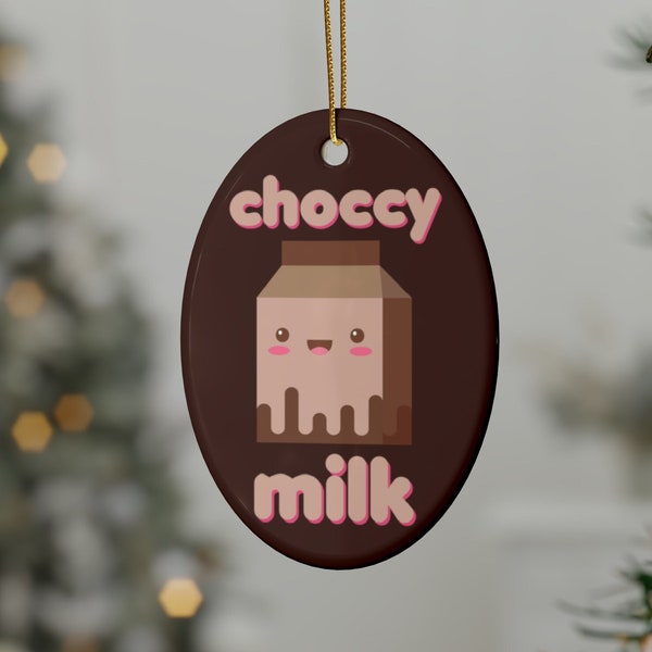 Choccy Milk, Chocolate Milk Ornament, Funny Chocolate Milk Lover, Retro Japanese Anime, Kawaii Milk Carton, Chocolate Milk Gift, Drink Milk