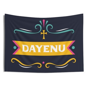 Dayenu, Jewish Gift, Jewish Passover Gift, Seder Gift, Hebrew Gift, Hanukkah Gift, Chanukah Gift, Passover Song, Hebrew School, Jew Gift