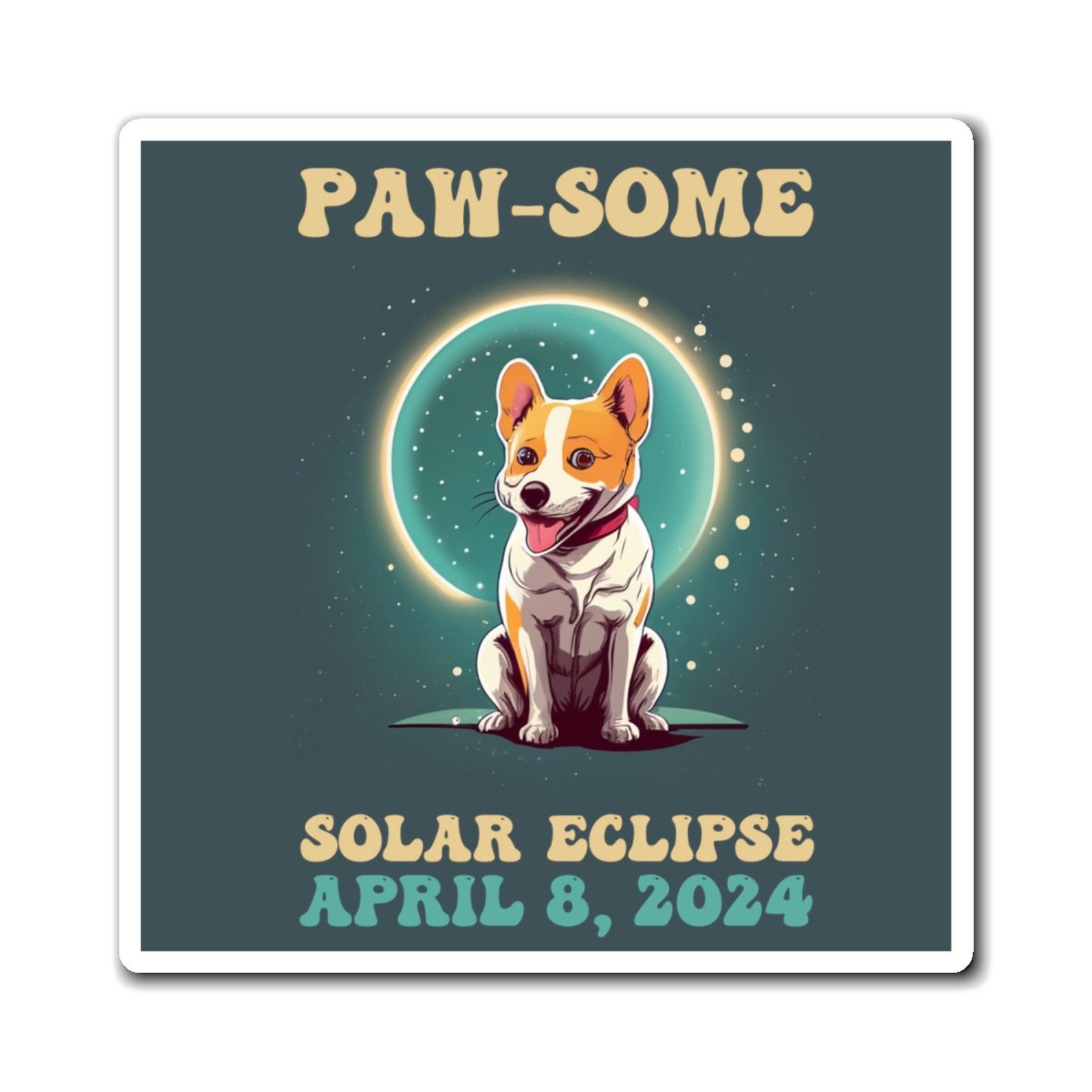 2024 Solar Eclipse Gift, April 8 2024, Eclipse Dog Lover, 04/08/24, 4