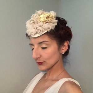 Shabby Chic Flower Fascinator