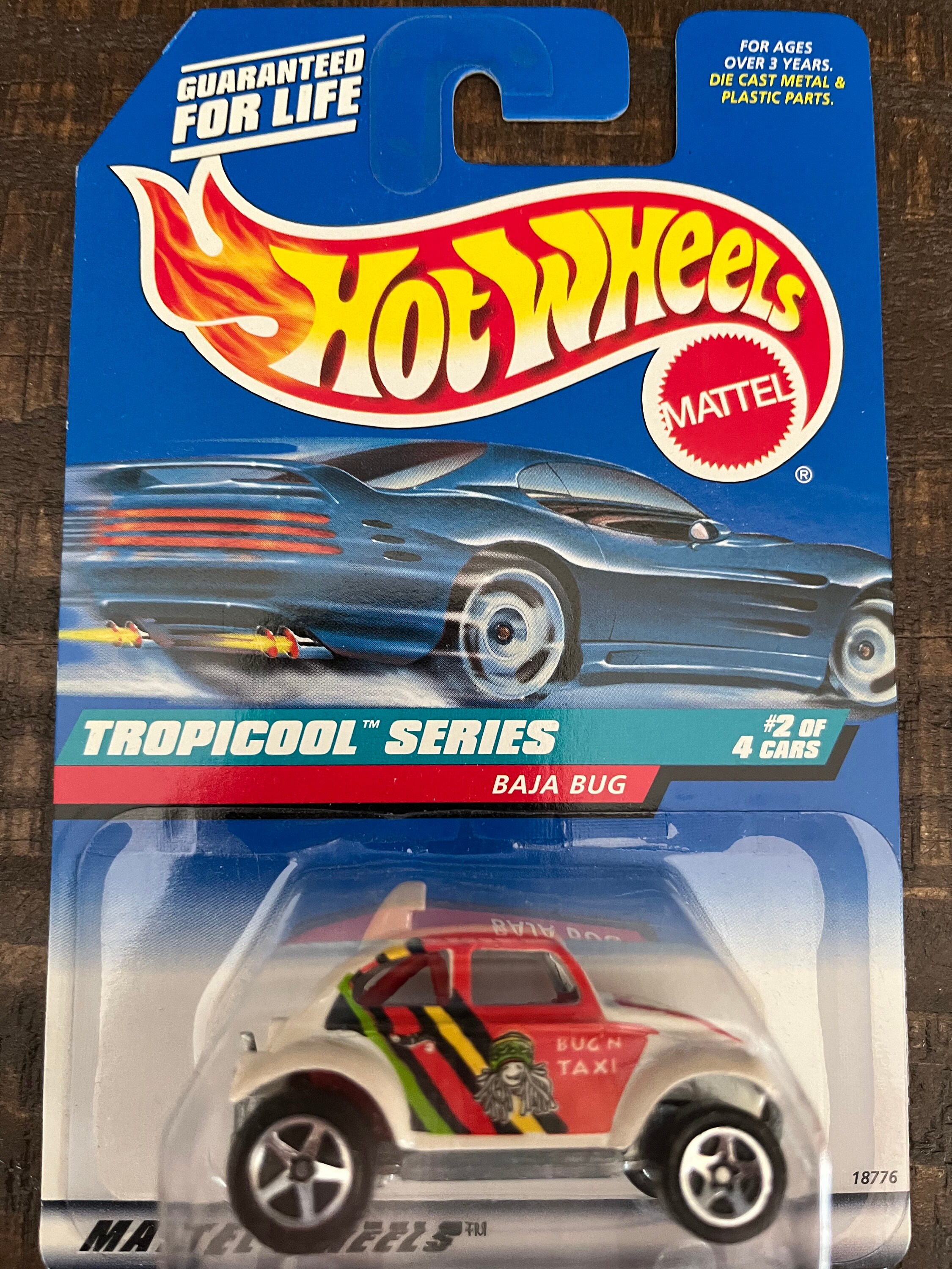 ミニカー Hot Wheels TROPICOOL BAJA BUG Hot Wheels 1:64 Tropicool Series Baja Bug Rasta Jamaican