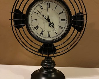 Metal brown clock