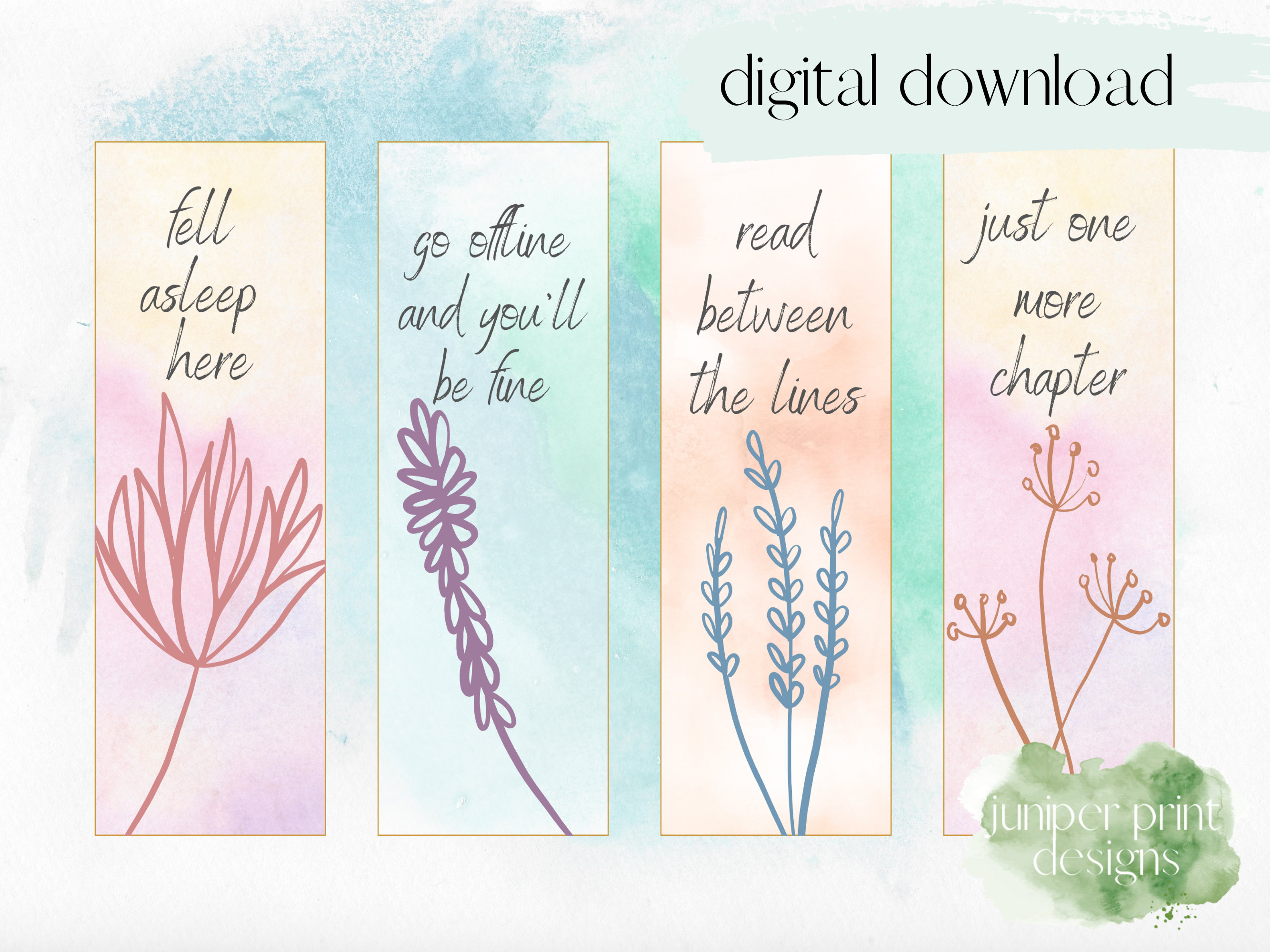 14 Free Printable Bookmarks To Brighten Up Your Books Pin On Crafts 