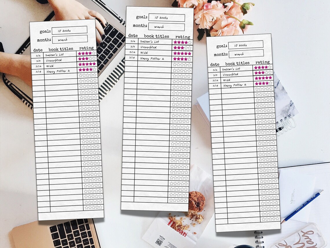 Printable Bookmark Library Card Bookmark Printable Library Card Reading