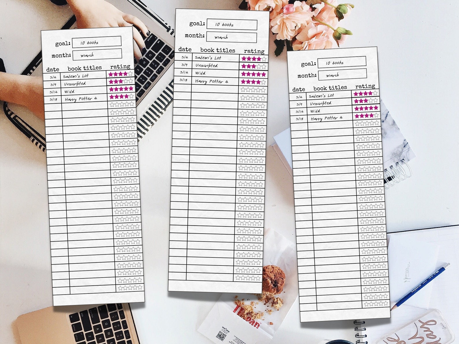 Printable Bookmark Library Card Bookmark Printable Library Card Reading