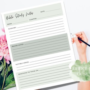 Bible Study Printable Bible Study Note Sheet Printable Devotional Pages Bible Study Printable Bible Study Note Sheet Printable Devotional Pages