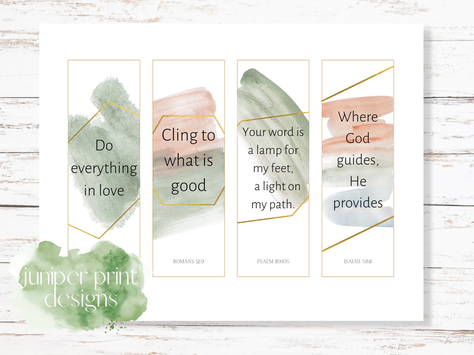 Scripture Printable Bookmarks - Printable Bible Bookmarks - Bookmark ...